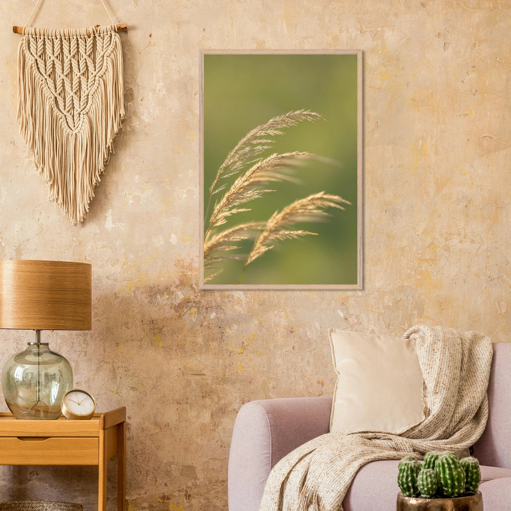 Naturposter filigrane Gräser, Bohostyle Zimmer, Natürlichkeit, Schlichtheit, Schönheit