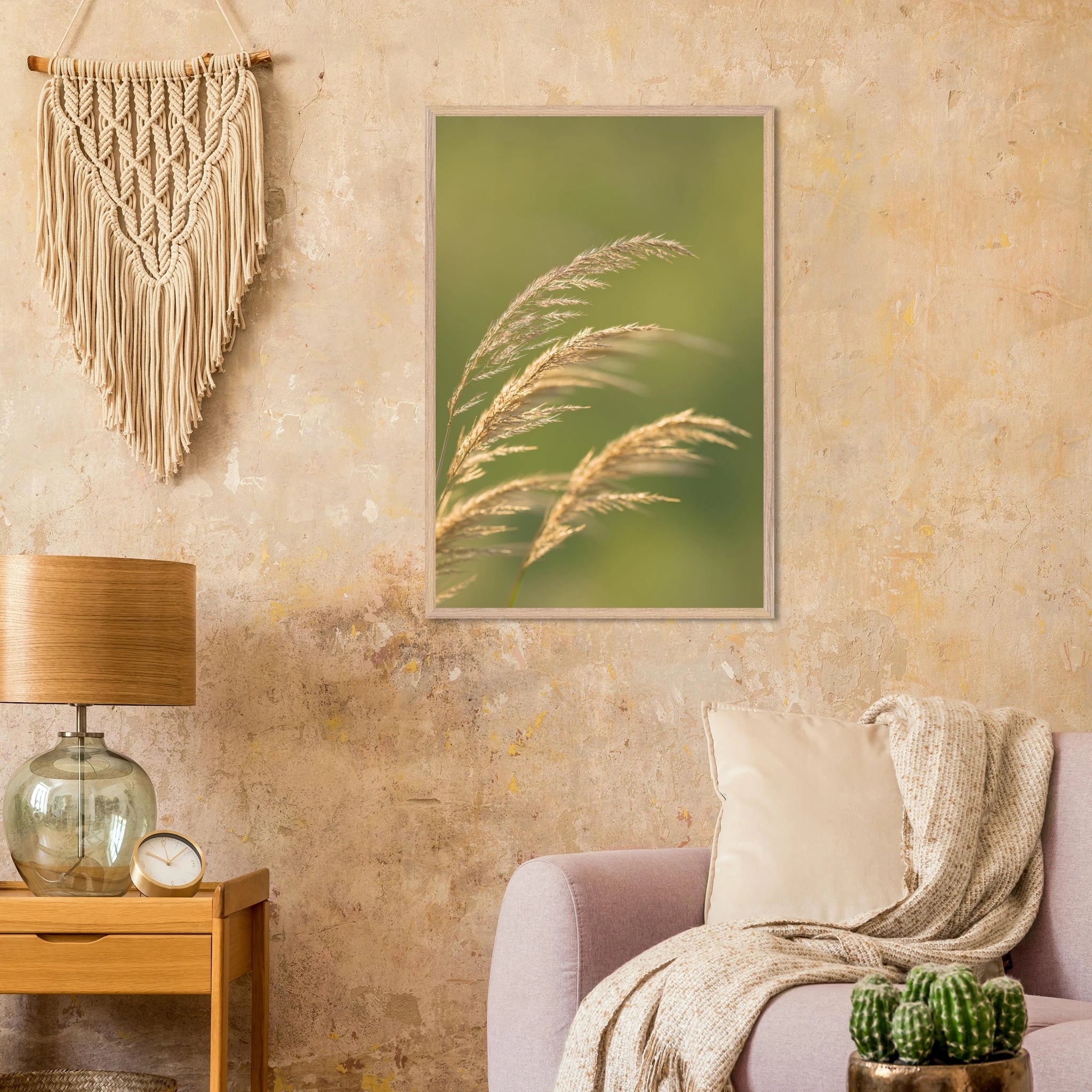 Naturposter filigrane Gräser, Bohostyle Zimmer, Natürlichkeit, Schlichtheit, Schönheit