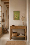 Vertikales Naturfotografie-Poster mit filigranen, sonnenbeschienenen Gräsern vor einem weich verschwommenen Hintergrund in sanften Grün- und Goldtönen. Das Motiv vermittelt Leichtigkeit, Ruhe und die stille Schönheit eines warmen Sommertages. Feine Strukturen, zartes Licht und ein harmonisches Bokeh verleihen dem Bild eine natürliche, beruhigende Ausstrahlung. 